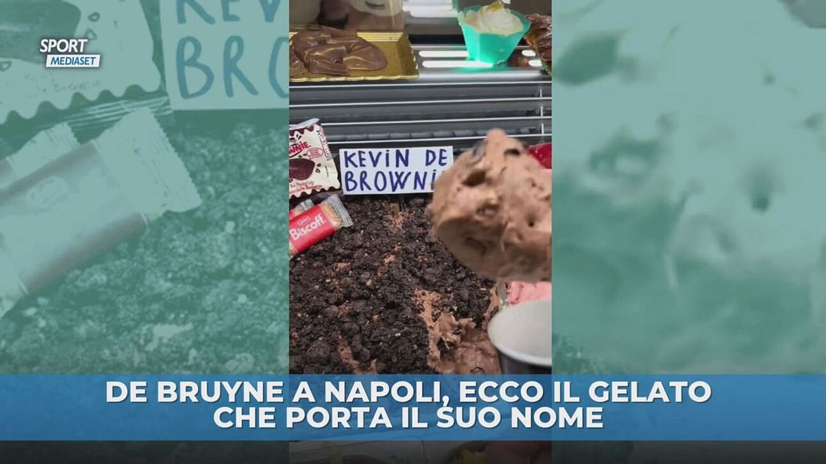 Napoli, arriva il gelato per KDB