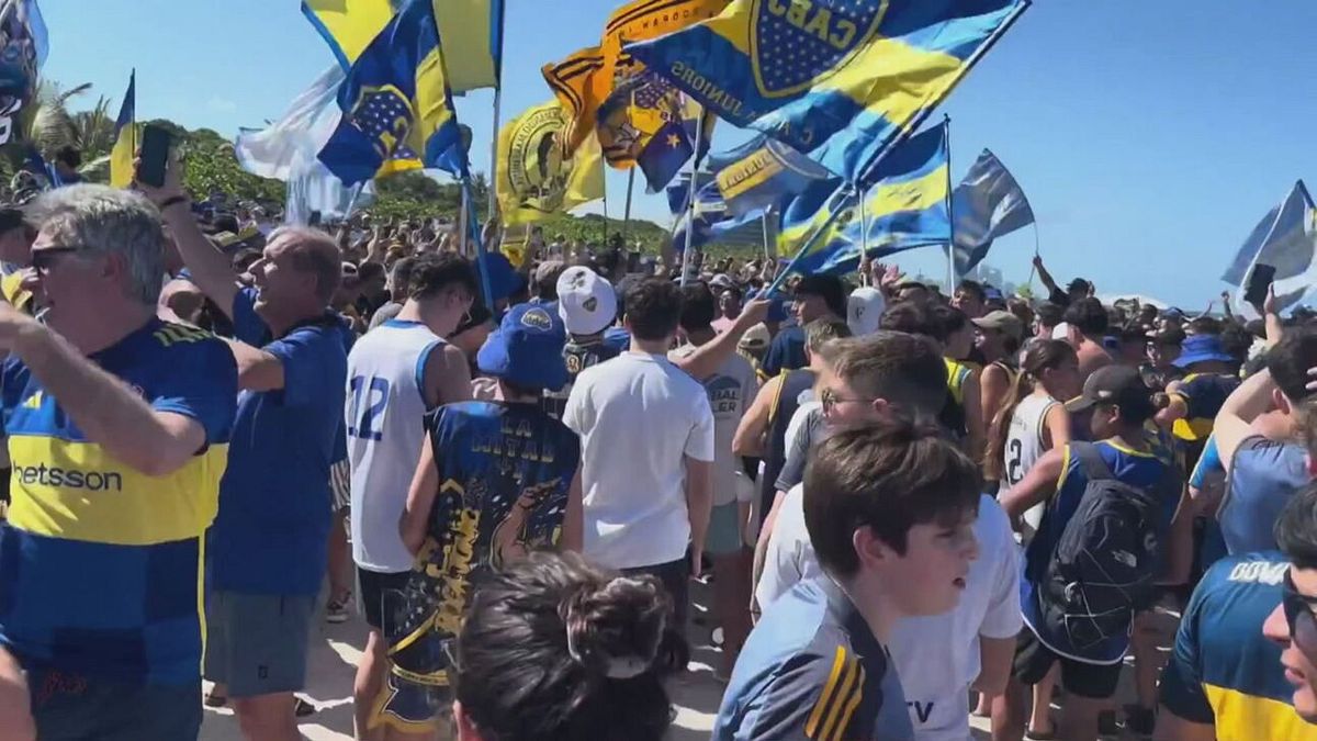 Boca Juniors, i tifosi invadono le spiagge di Miami