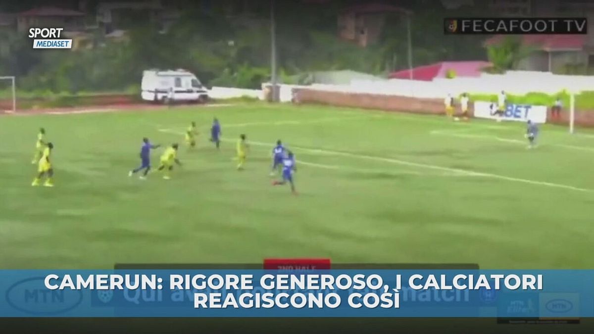 Rigore generoso, la reazione dei giocatori
