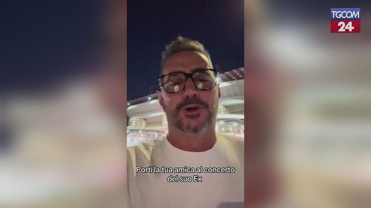 L'ex di Cremonini scoppia in lacrime e lascia San Siro a metà concerto