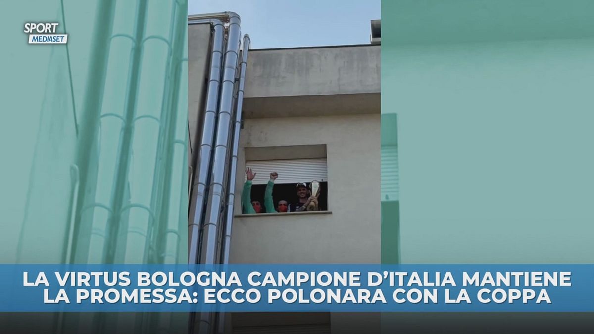 Polonara, che sorpresa: ecco lo scudetto in ospedale!