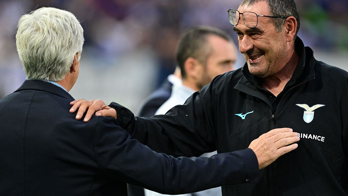 Gian Piero Gasperini e Maurizio Sarri 