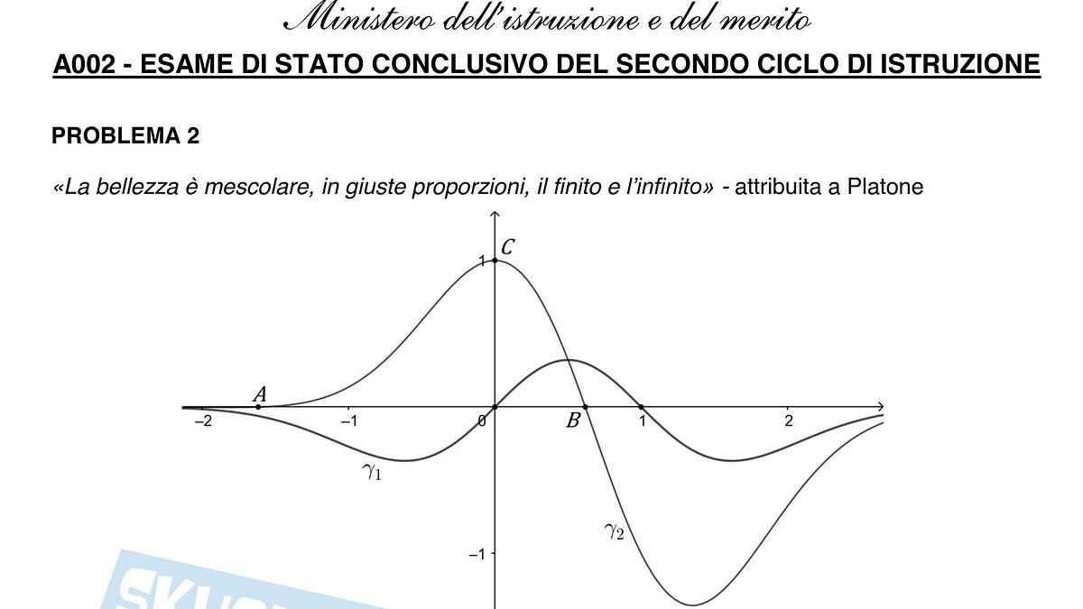 La seconda prova al liceo Scientifico 