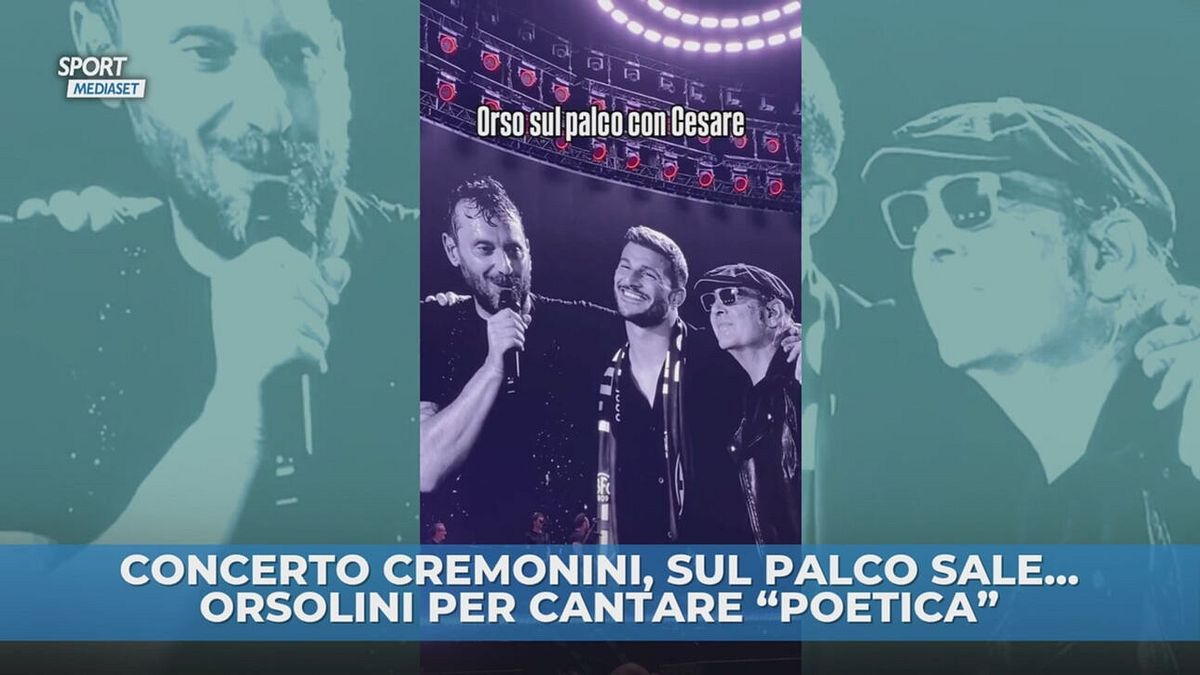Orsolini e Cremonini cantano insieme