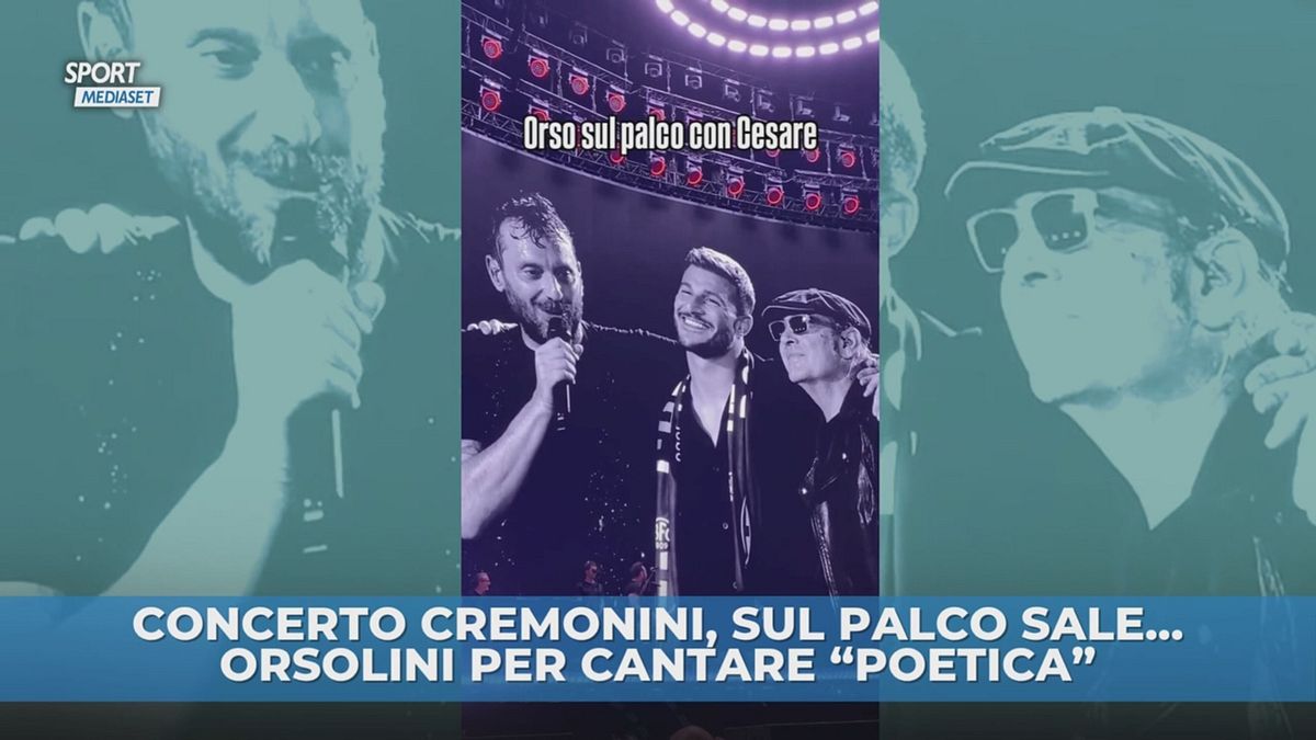 Orsolini e Cremonini cantano insieme