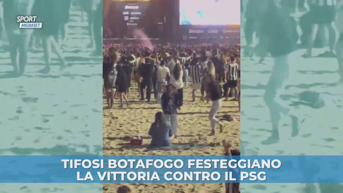 Super festa a Rio per la vittoria del Botafogo!