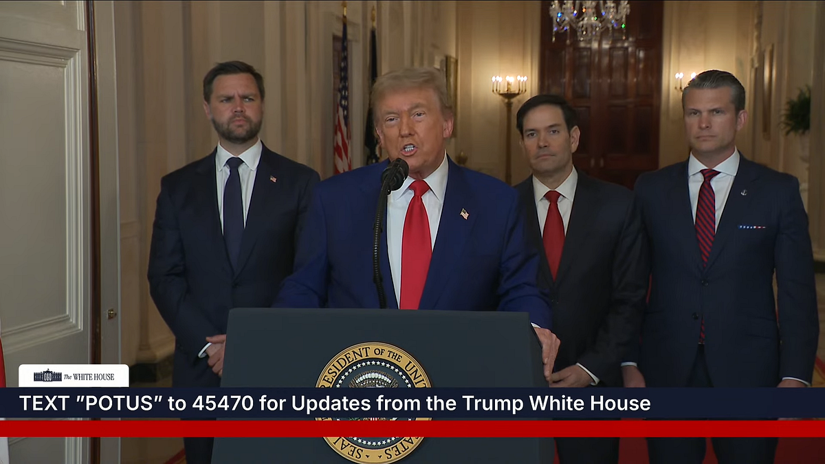 Trump dalla Casa Bianca spiega agli americani l