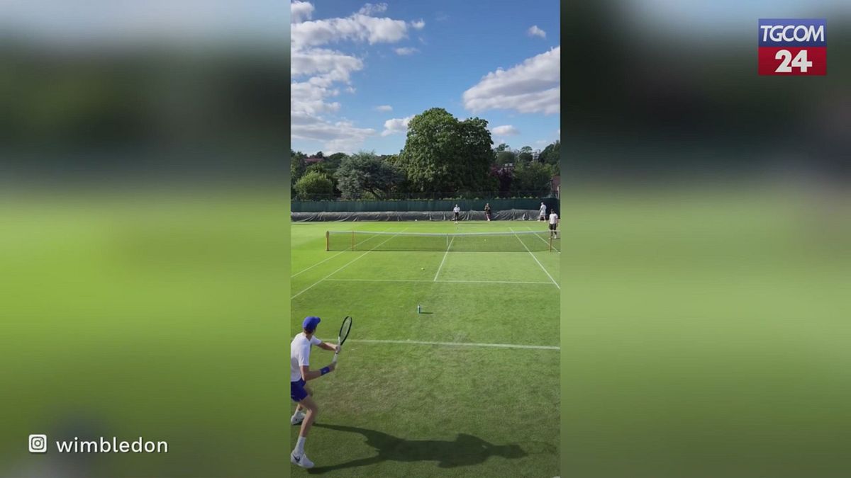 wimbledon sabalenka batte sinner in una sfida sul campo flessioni per il suo team