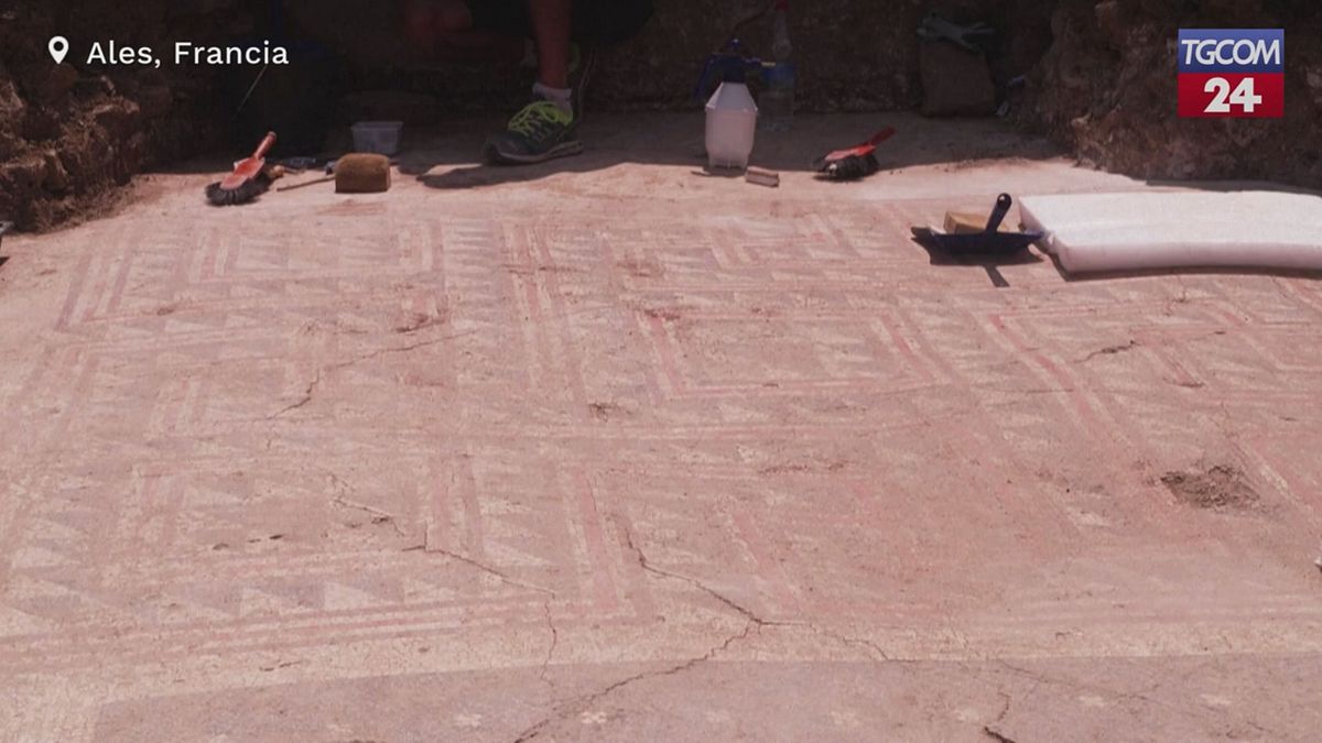 Francia, raro mosaico romano rinvenuto nel sud del Paese