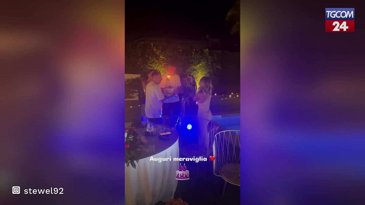 Roma, El Shaarawy brinda ai 30 anni di Ludovica Pagani