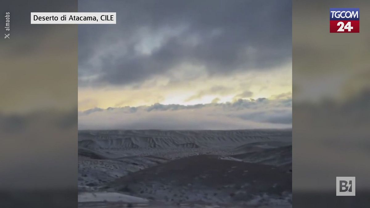 la neve ricopre il deserto di atacama il pi249 arido del mondo