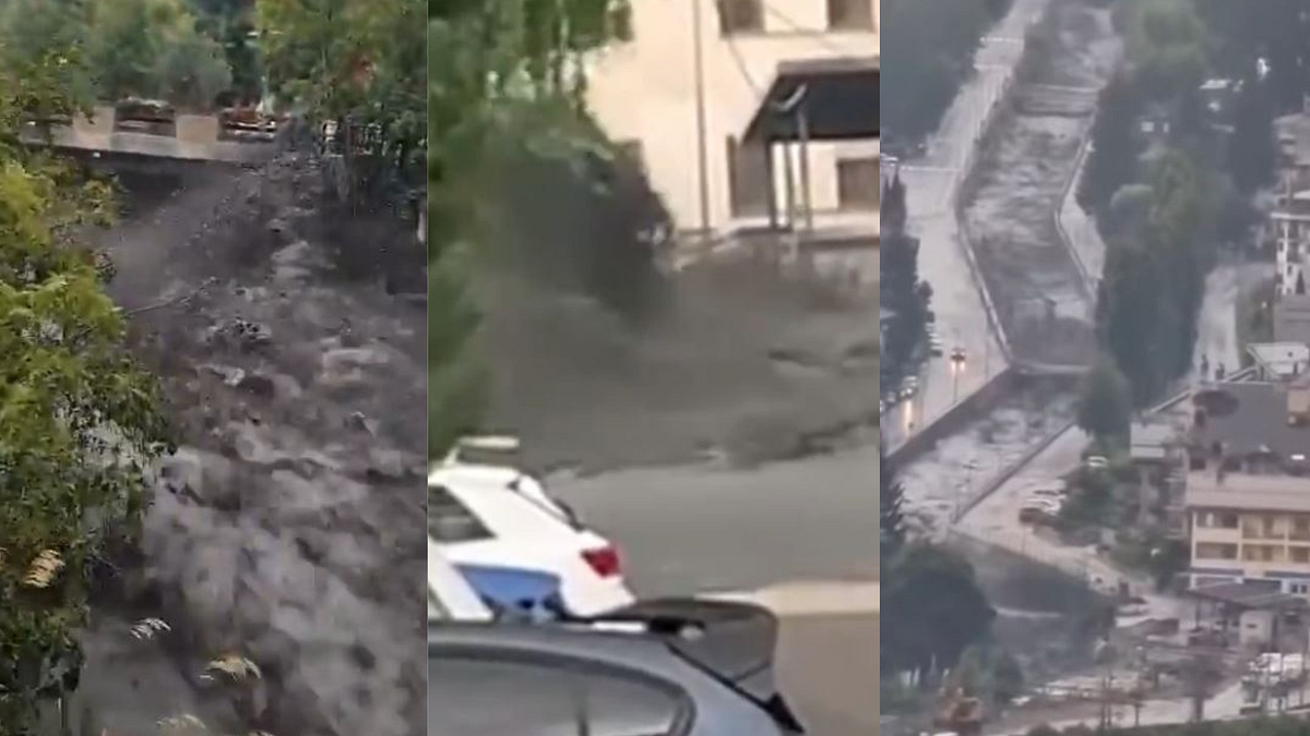 Bardonecchia (Torino), esonda il rio Frejus: un morto | Allerta massima e zona rossa