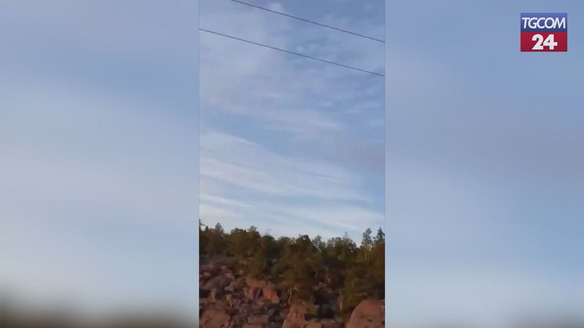 Una palla di fuoco attraversa i cieli di Finlandia e Svezia