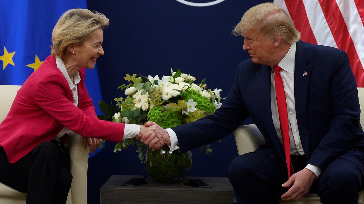 Dazi, von der Leyen: "Puntiamo a un accordo di principio con gli Usa entro il 9 luglio"