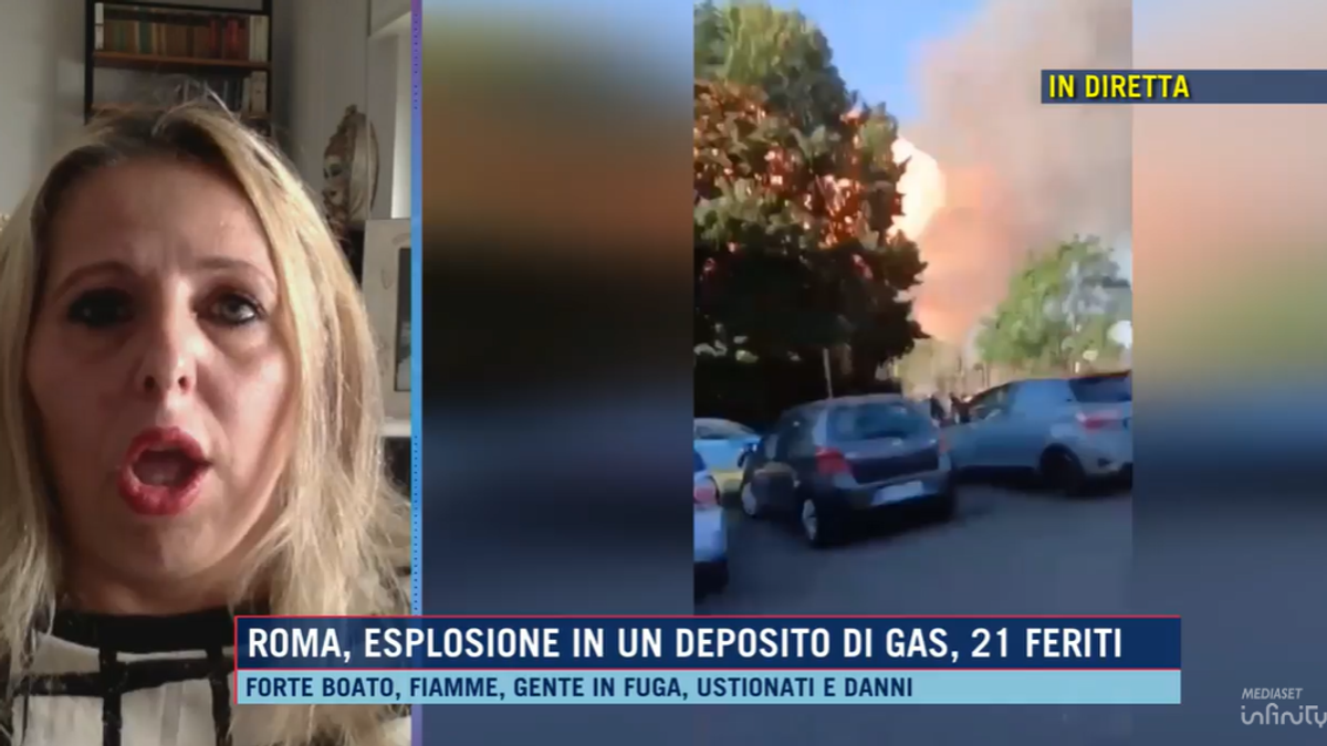 Esplosione a Roma, la testimonianza: "Durata tantissimi secondi"