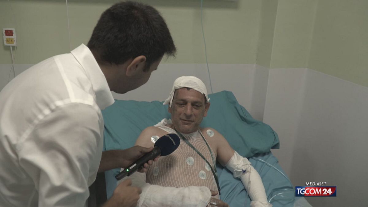 Esplosione Roma, i poliziotti feriti a Tgcom24: "Siamo stati fortunati"