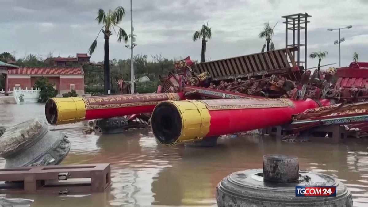 Taiwan, 2 morti e oltre 300 feriti per il tifone Danas
