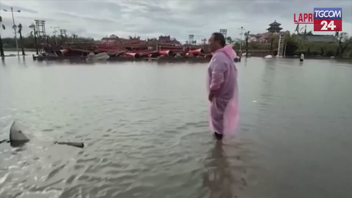 Tifone si abbatte su Taiwan: vittime e devastazione