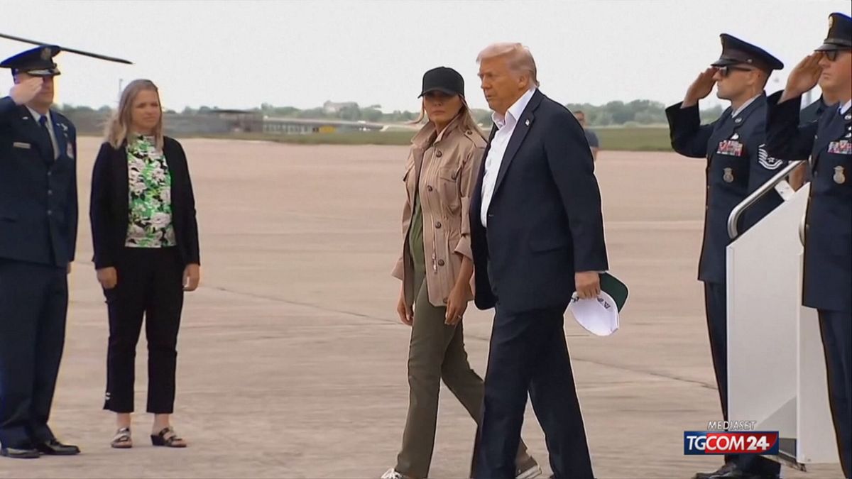 Texas, Trump nella zona delle alluvioni