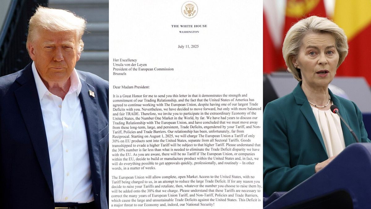 Dazi al 30% per la Ue, ecco il testo della lettera di Trump