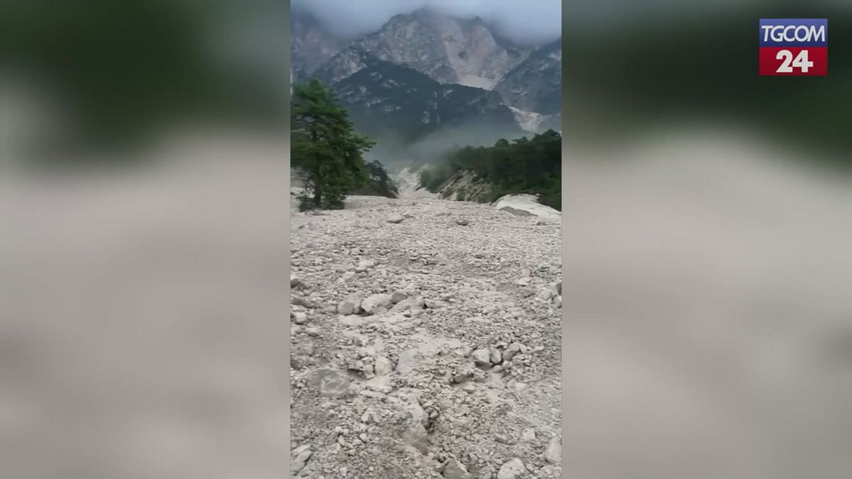 Nuova frana blocca la statale 51: disagi a Cortina d