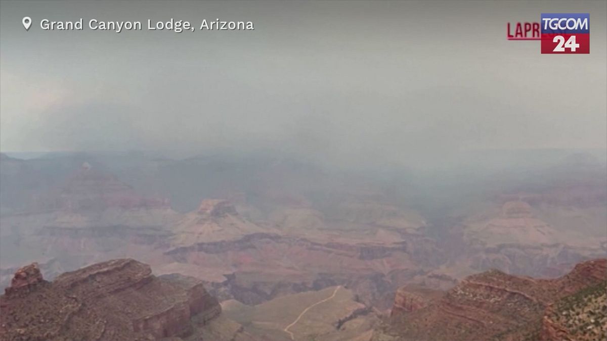 Arizona, un incendio distrugge lo storico Grand Canyon Lodge
