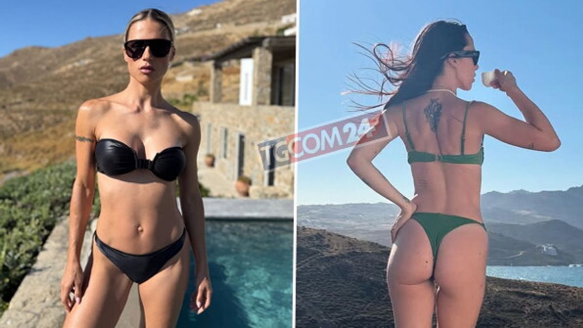 Michelle Hunziker al mare con Aurora Ramazzotti, bikini da urlo per mamma e figlia