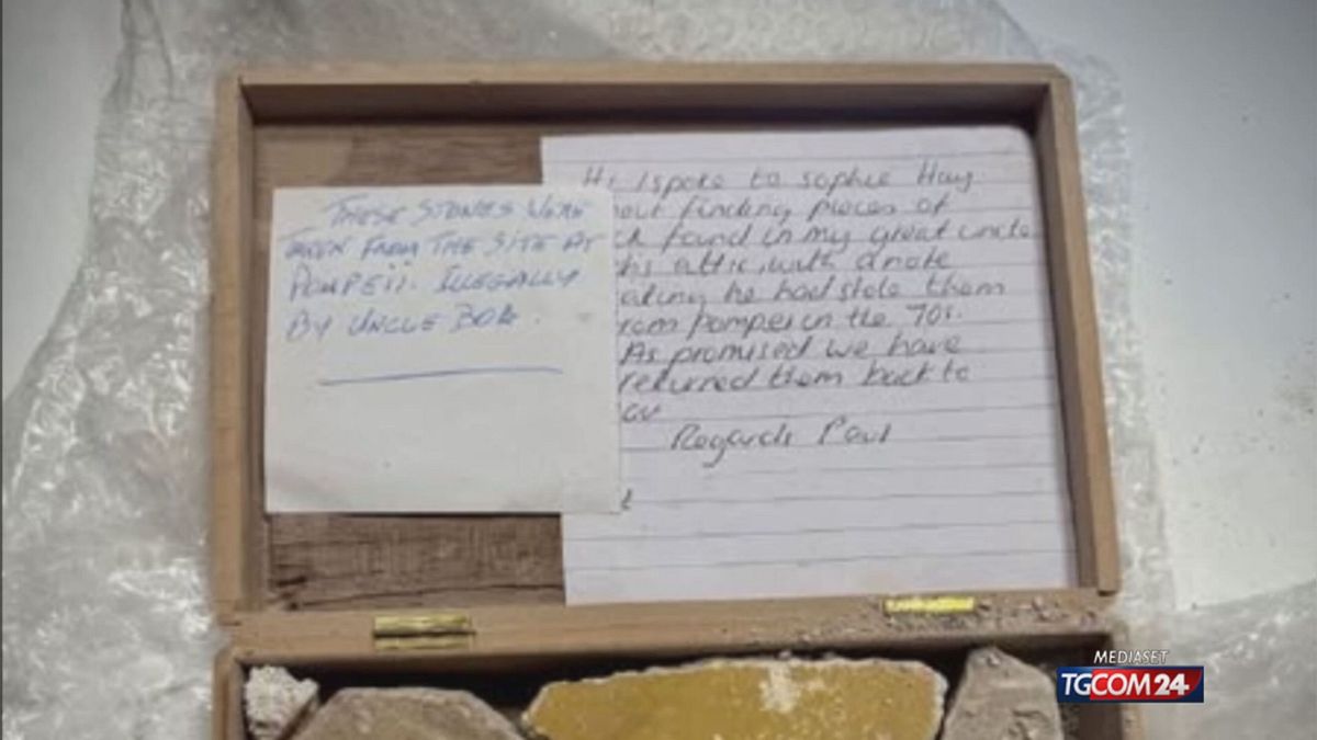Pompei, restituiti frammenti di intonaco trafugati 50 anni fa
