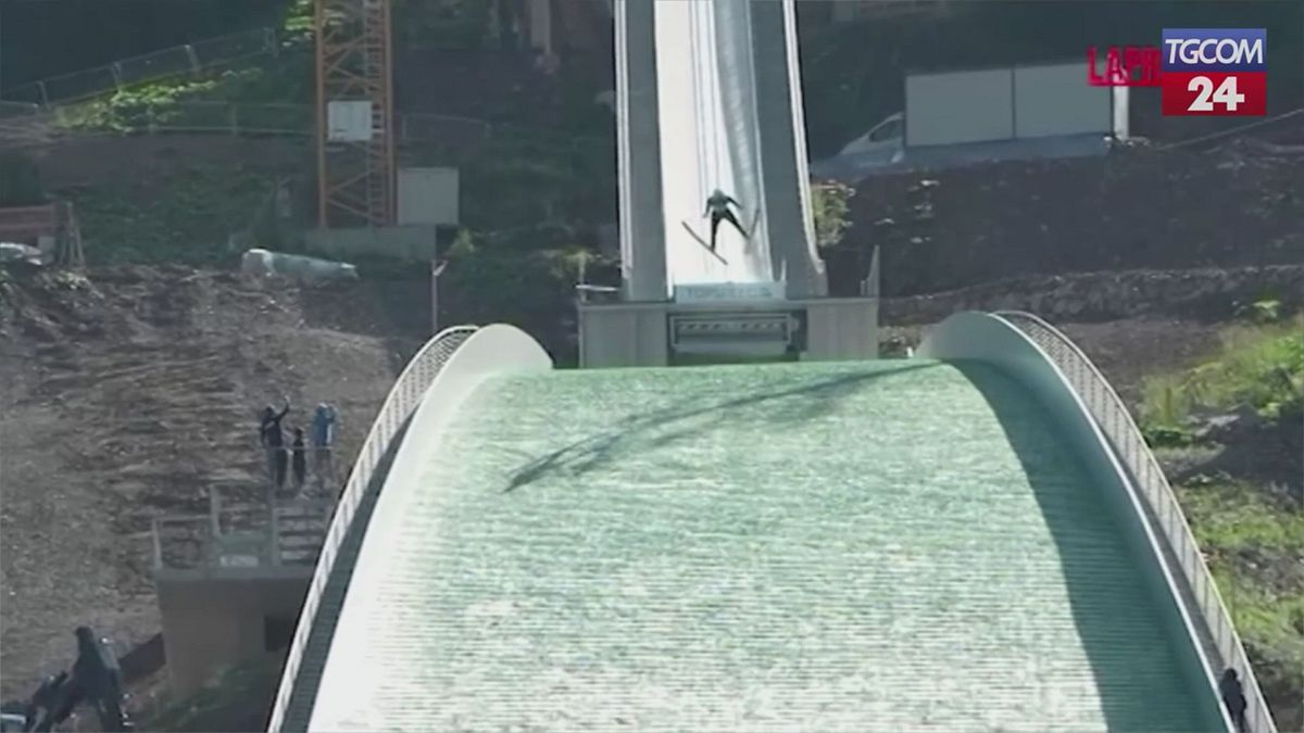 Milano Cortina 2026, il primo test per i trampolini di salto con gli sci