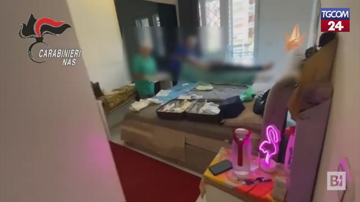 roma medico sorpreso a effettuare intervento chirurgia plastica in una casa