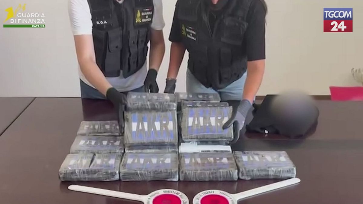 Catania, pacchi dalla Spagna con 24 chili di cocaina: un arresto