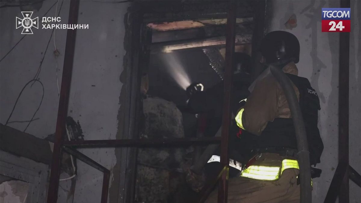 ucraina raid russo con droni su kharkiv tre feriti