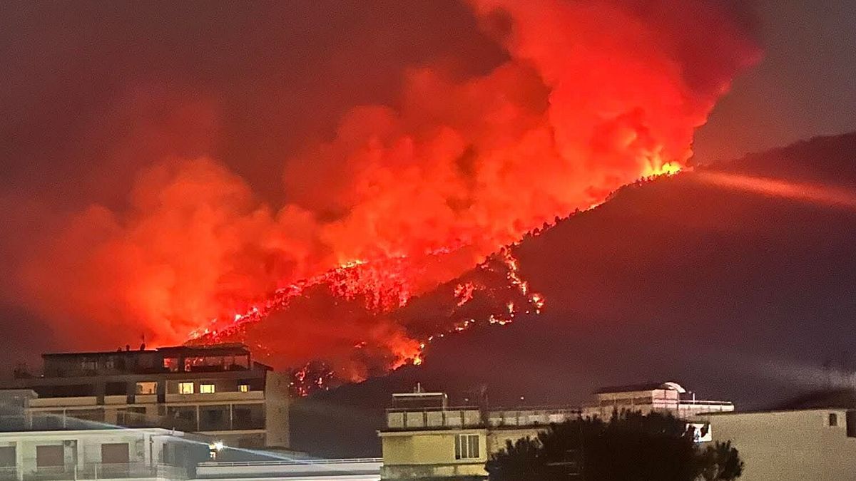 incendio sul vesuvio il ministro musumeci decreta la mobilitazione nazionale