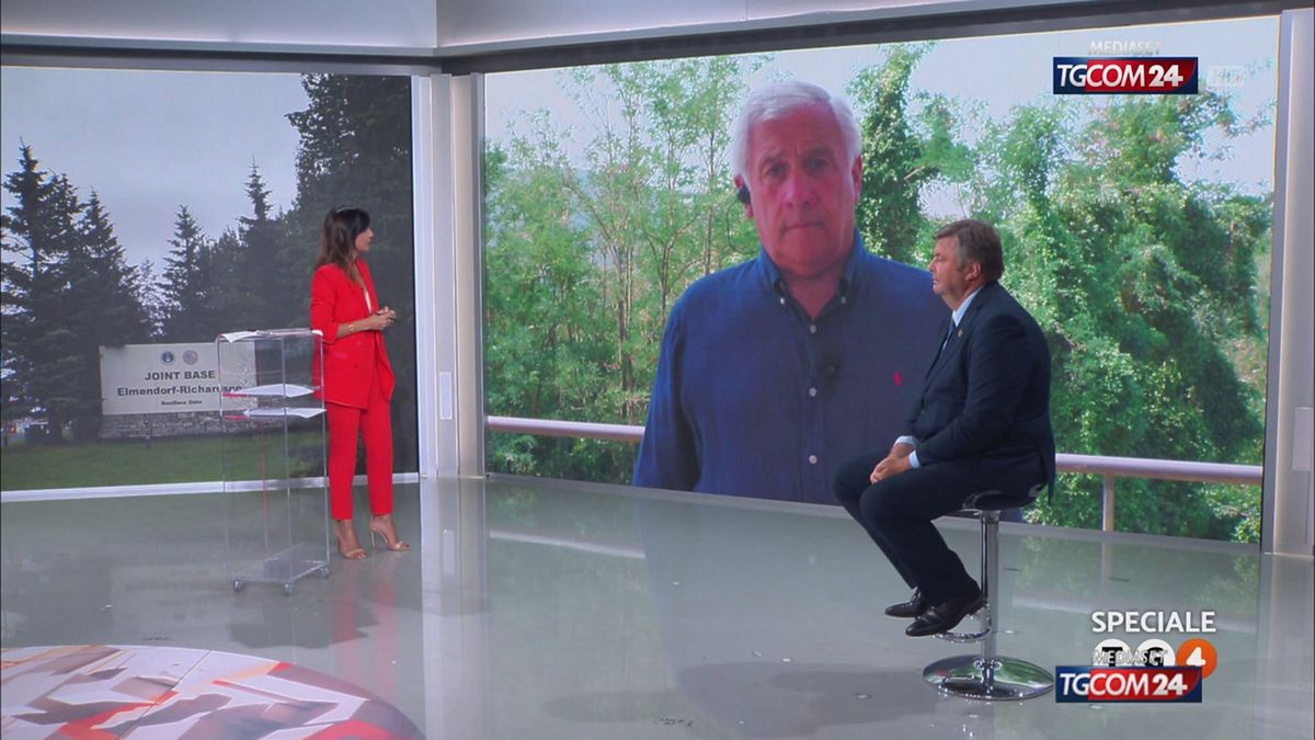 tajani al tg4 in alaska un passo avanti concreto per la pace l italia resta in prima linea per chiudere i conflitti
