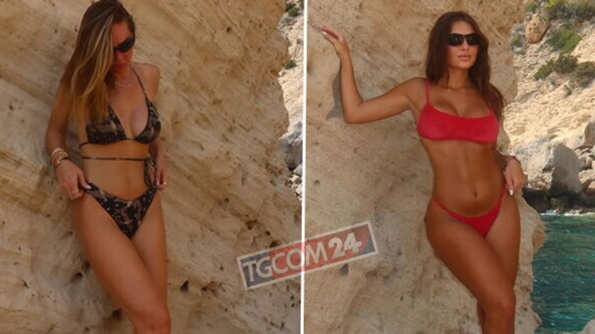 Ilary Blasi e Chanel Totti, mamma e figlia a Ibiza in versione sirenette