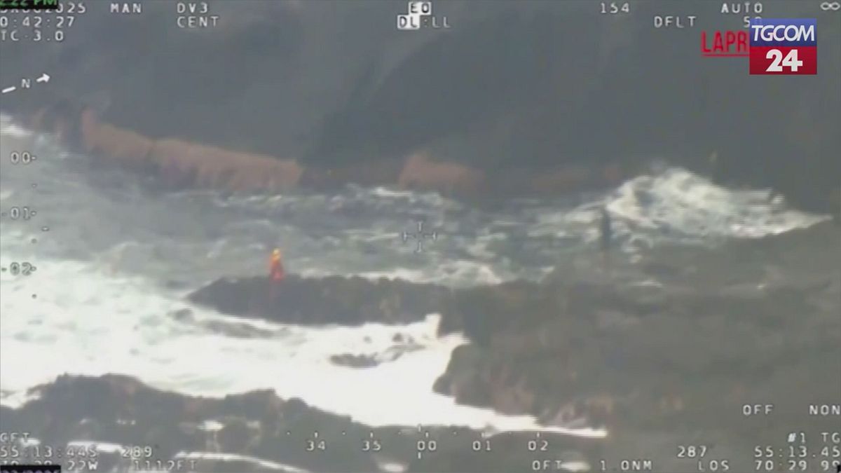 cile il salvataggio di un pescatore disperso da tre giorni