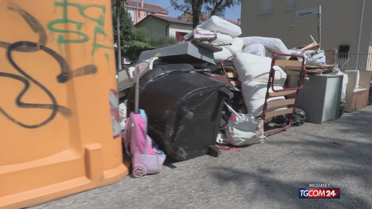 Treviso, abbandona i documenti e i rifiuti per strada: multato 37enne