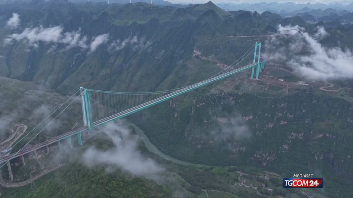 in cina il ponte pi249 alto del mondo