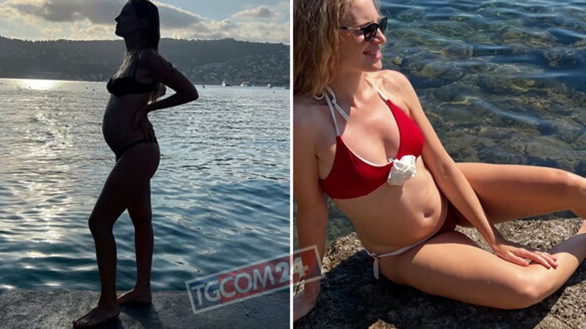 irene cioni incinta le immagini della dolce attesa della ex velina