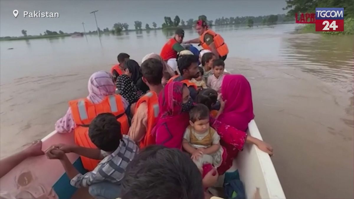 alluvioni in pakistan oltre 200mila sfollati e santuario sikh di guru nanak sommerso