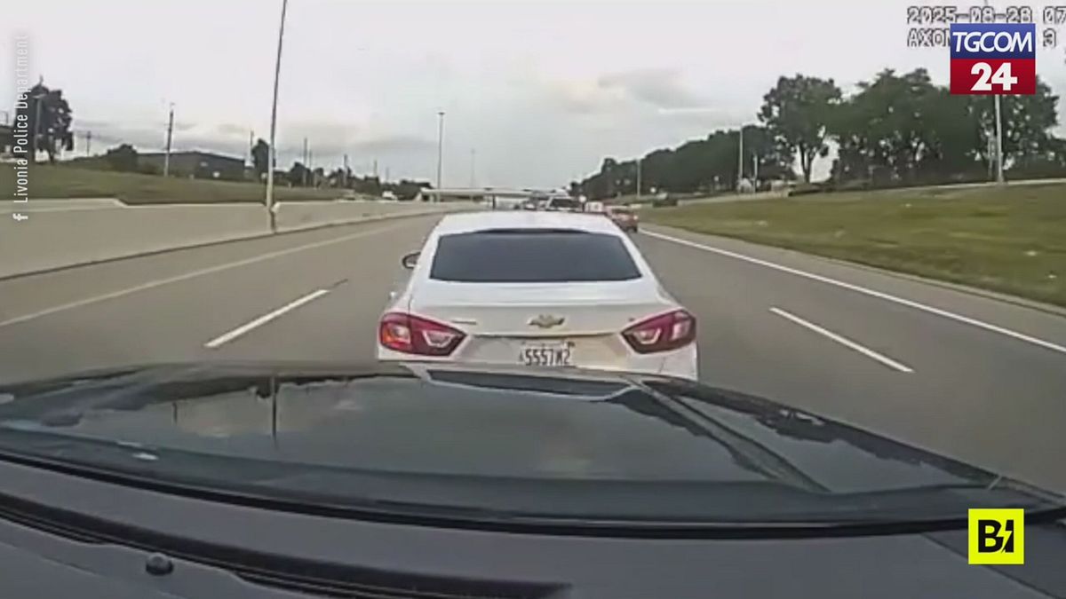 Usa, auto in fuga: la polizia "strappa" l