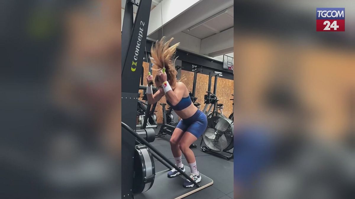 Il duro allenamento di Sofia Goggia durante l