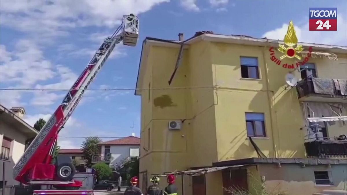 Maltempo in Veneto, case danneggiate a Verona e Vicenza