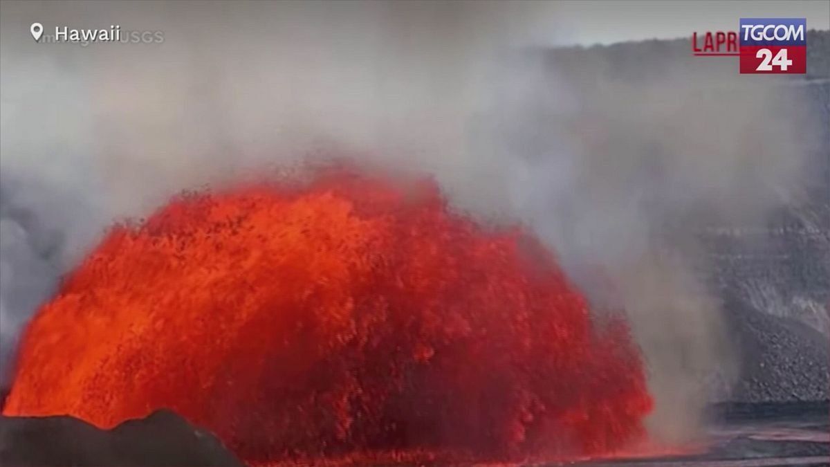 hawaii nuova eruzione del vulcano kilauea 232 la 32esima da dicembre