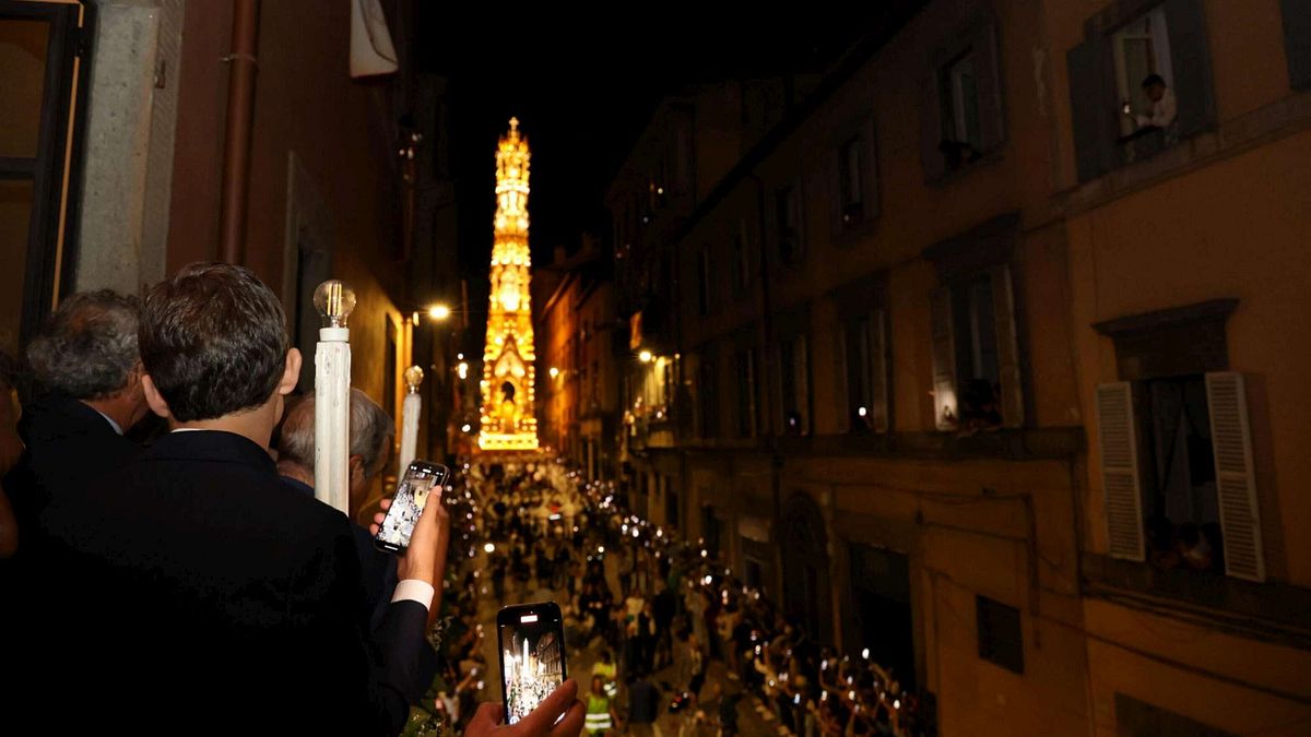 Viterbo, Santa Rosa Arabası'na Foiled Saldırı