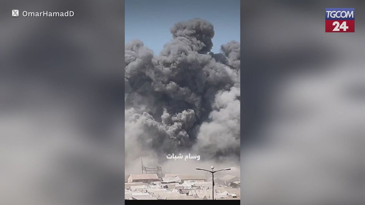 grattacielo bombardato a gaza city israele abbiamo iniziato