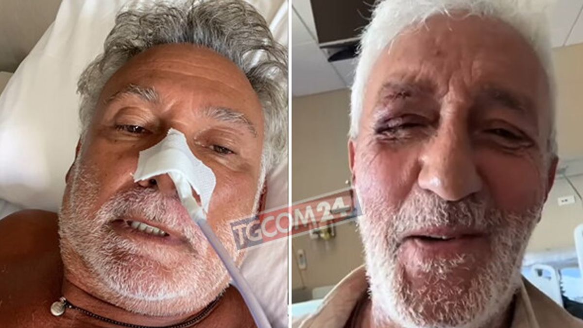 Francesco Paolantoni ve Patrizio Renpo, hastanede sürpriz toplantı