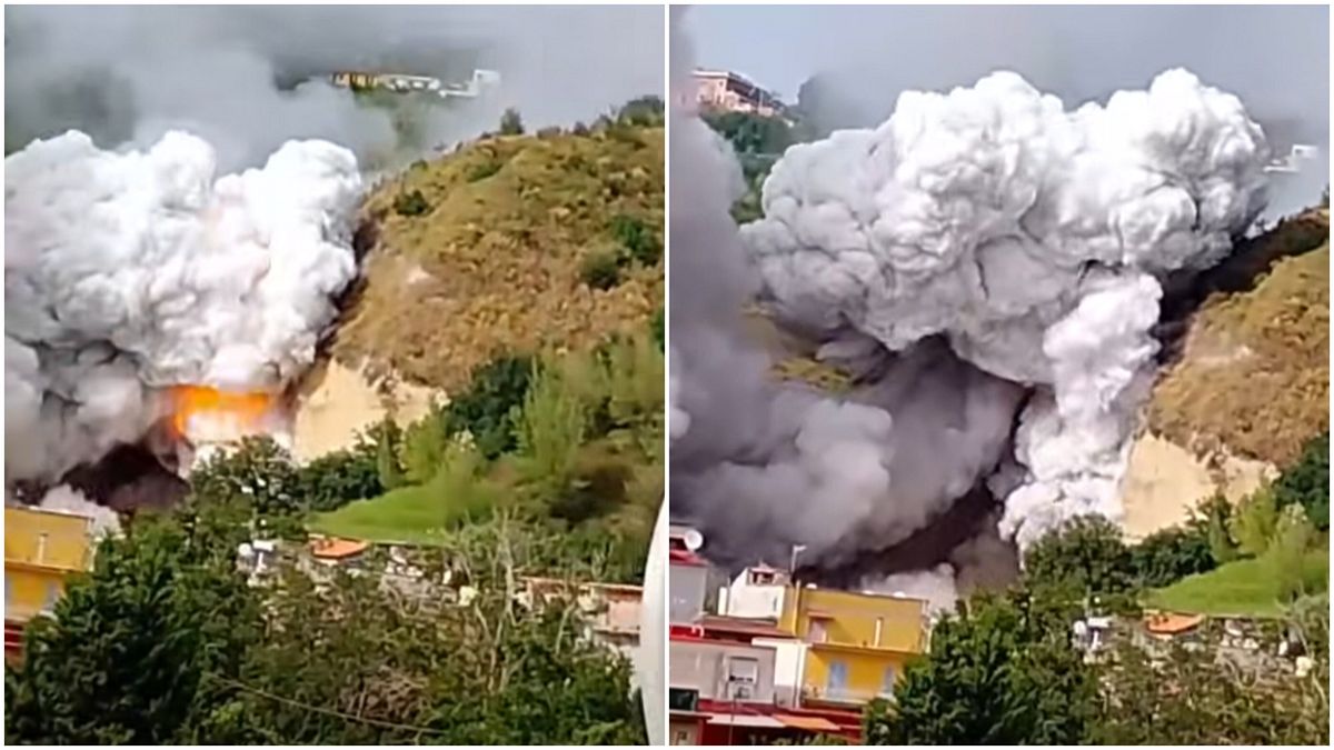 Esplosione in una fabbrica di fuochi d