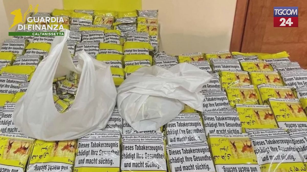 Caltanissetta, sequestrati 42 kg di tabacco illegale