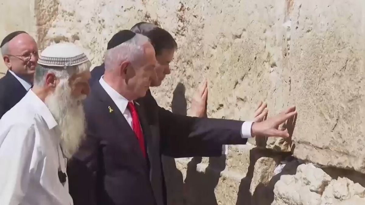 Rubio e Netanyahu insieme al Muro del Pianto
